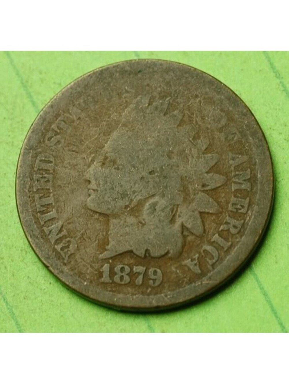 X418 1879 Indian Head Cent Penny 1c - Check Out Our Store old coin